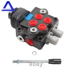 Hydraulic Joystick Loader Directional Control Valve LV22RFSTKAB 2 Spool 10GPM