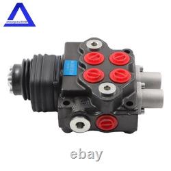 Hydraulic Joystick Loader Directional Control Valve LV22RFSTKAB 2 Spool 10GPM