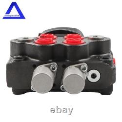 Hydraulic Joystick Loader Directional Control Valve LV22RFSTKAB 2 Spool 10GPM