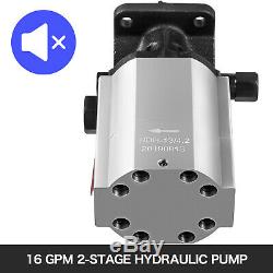 Hydraulic Log Splitter 16 GPM 2 Stage Pump + 25 GPM Auto Control Detent Valve