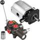 Hydraulic Log Splitter Kit, 16 GPM 2 Stage Pump &25 GPM Auto Control Detent Valve