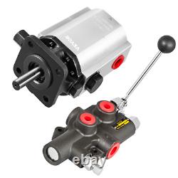 Hydraulic Log Splitter Kit, 16 GPM 2 Stage Pump &25 GPM Auto Control Detent Valve
