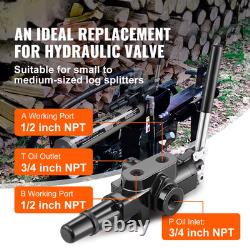 Hydraulic Log Splitter Valve 1Spool 25GPM Hydraulic Directional Control Valve 36