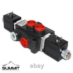 Hydraulic Monoblock Directional Solenoid Control Valve, 1 Spool, 13 GPM, 12V DC