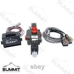 Hydraulic Monoblock Directional Solenoid Control Valve 1 Spool, 13 GPM with Switch