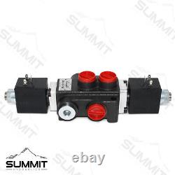 Hydraulic Monoblock Directional Solenoid Control Valve 1 Spool, 13 GPM with Switch