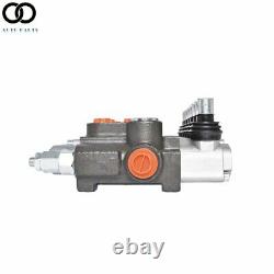 Hydraulic Monoblock Double Acting Control Valve11 GPM, 7 Spool, SAE Ports