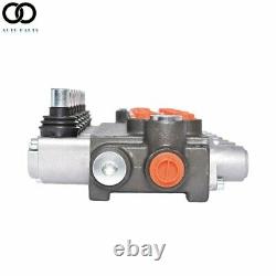 Hydraulic Monoblock Double Acting Control Valve11 GPM, 7 Spool, SAE Ports