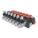 Hydraulic Monoblock Double Acting Control Valve 11 GPM, 7 Spool, SAE Ports