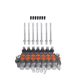 Hydraulic Monoblock Double Acting Control Valve 11 GPM +Conversion Plug 7 Spool