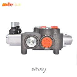 Hydraulic Monoblock Double Acting Control Valve, 21 GPM, SAE Ports 3 Spool