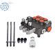 Hydraulic Monoblock Double Acting Control Valve 3Spool 21GPM SAE withconversion us