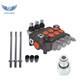 Hydraulic Monoblock Double Acting Control Valve 3 Spool 21GPM SAE withconversion
