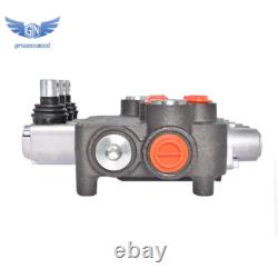 Hydraulic Monoblock Double Acting Control Valve 3 Spool 21GPM SAE withconversion