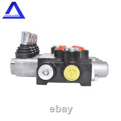 Hydraulic Monoblock Double Acting Control Valve 4 Spool 11 GPM +Conversion Plug