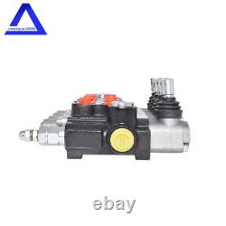 Hydraulic Monoblock Double Acting Control Valve 4 Spool 11 GPM +Conversion Plug