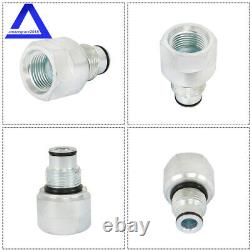 Hydraulic Monoblock Double Acting Control Valve 4 Spool 11 GPM +Conversion Plug