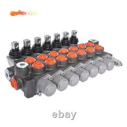 Hydraulic Monoblock Double Acting Control Valve 7 Spool, 11 GPM, SAE Ports us