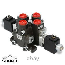 Hydraulic Monoblock Solenoid Directional Control Valve 1 Spool 27 GPM 24V Switch