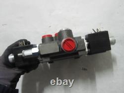 Hydraulic Monoblock Solenoid Directional Control Valve, 2 Spool, 13 GPM, 12V DC