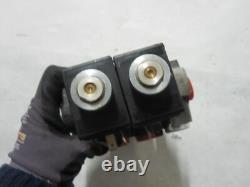 Hydraulic Monoblock Solenoid Directional Control Valve, 2 Spool, 13 GPM, 12V DC