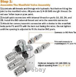 Hydraulic Multiplier Kit 2 Circuit Selector Valve and Switch Box Control