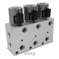 Hydraulic Multiplier Kit, 3 Circuit Selector Valve with Couplers and Panel Switch