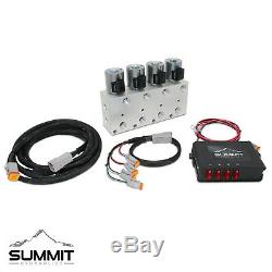 Hydraulic Multiplier Kit, 4 Circuit Selector Valve and Switch Box Control