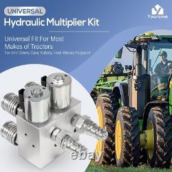 Hydraulic Multiplier, SCV Splitter / Diverter Valve with Couplers and Switch Box