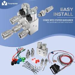 Hydraulic Multiplier, SCV Splitter / Diverter Valve with Couplers and Switch Box