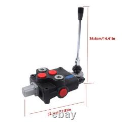 Hydraulic Valve 1 Spool Hydraulic Directional Control Valve Double Acting Valve