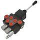 Hydraulic Valve 2 Spool, Hydraulic Directional Control Valve, 11GPM Hydraulic