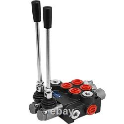 Hydraulic Valve 2 Spool Hydraulic Directional Control Valve 11gpm Hydraulic Con