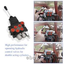 Hydraulic Valve 2 Spool, Hydraulic Directional Control Valve, 11gpm Hydraulic Jo