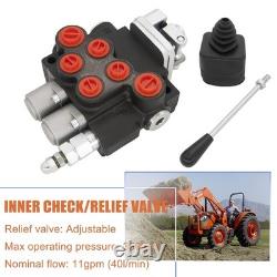 Hydraulic Valve 2 Spool, Hydraulic Directional Control Valve, 11gpm Hydraulic Jo