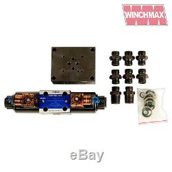 Hydraulic Winch Installation Kit Valve Hoses Control Gear