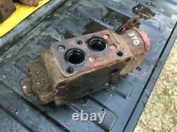 Ih Farmall 340 Row Crop Hydraulic Control Valve Off Running Tractor