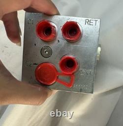 JRB C33274-24 Excavator Coupler Hydraulic Solenoid Control Valve 24V NOS