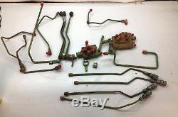 John Deere 1968 140 H3 Hydraulic Control Valve And Oil Line