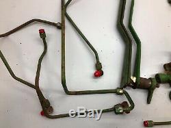 John Deere 1968 140 H3 Hydraulic Control Valve And Oil Line