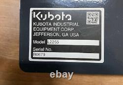 KUBOTA L2265 3rd Function Hydraulic Control Valve KIT