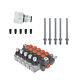 LABLT 5 Spool Hydraulic Acting Control Valve 11 GPM +Conversion Plug SAE Port