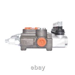 LABLT 5 Spool Hydraulic Acting Control Valve 11 GPM +Conversion Plug SAE Port