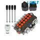 LABLT 6 Spool 21 GPM Hydraulic Backhoe Directional Control Valve + conversion