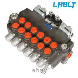 LABLT 6 Spool 21 GPM Hydraulic Backhoe Directional Control Valve + conversion