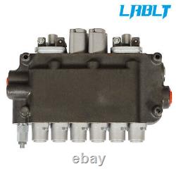 LABLT 6 Spool 21 GPM Hydraulic Backhoe Directional Control Valve + conversion