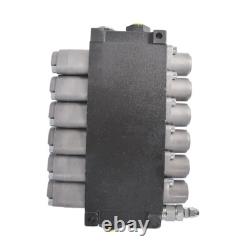 LABLT 6 Spool Hydraulic Control Valve Double Acting 13 GPM 3600 PSI SAE Ports