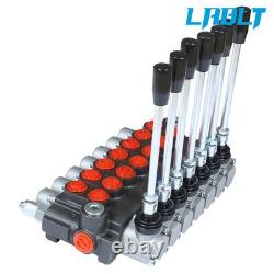LABLT 7 Spool Hydraulic Directional Control Valve 13Gpm Double Acting SAE LABLT 7 Spool Hydraulic Directional Control Valve 13Gpm Double Acting SAE