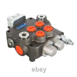 LABLT Hydraulic Directional Control Valve 21 GPM 2 Spool withconversion plug