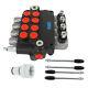 LABLT SAE Hydraulic Control Valve Double Acting 4Spool 21GPM withconversion plug